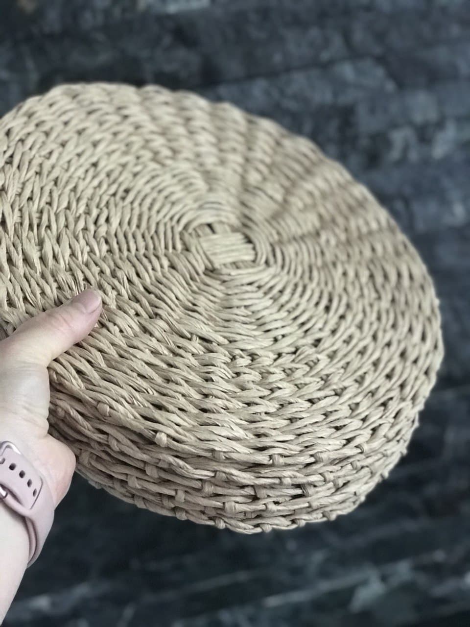 Wicker placemat for the table