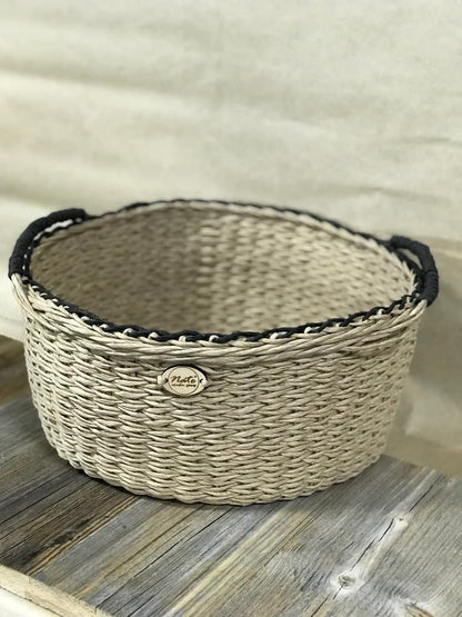 Wicker round basket with handles "TAZIK"