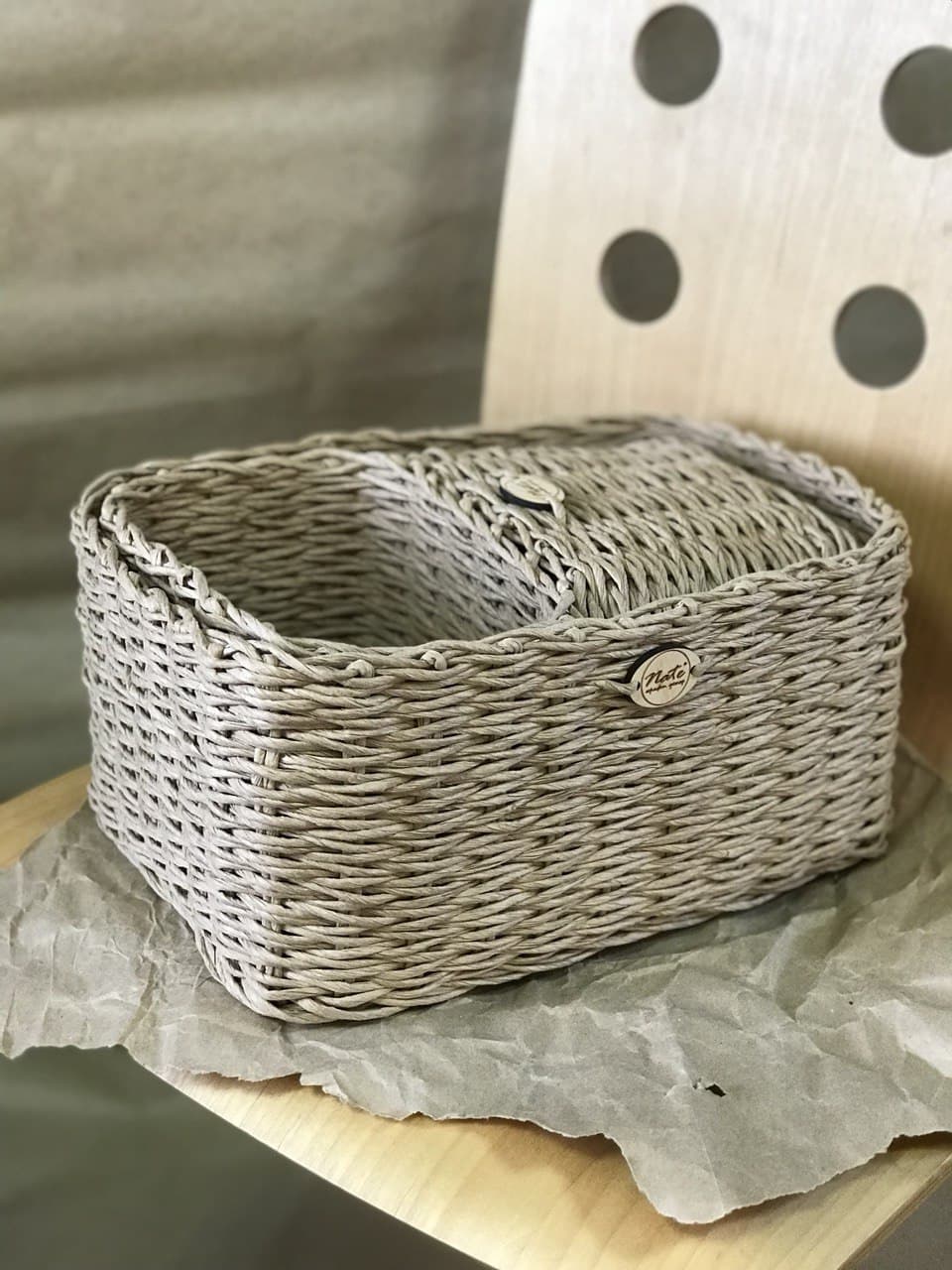 Wicker  rectangular baskets "ETNO"